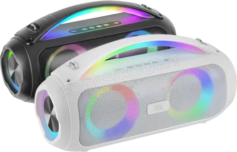 Photo de Enceintes nomade Bluetooth Mars Gaming MS-Pulse RGB (Noir)