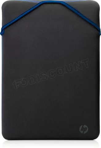 Photo de Étui de protection (Housse) réversible HP pour ordinateur portable 15,6" max (Noir/Bleu)