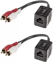 Photo de Extendeur Lindy 2x RCA via RJ45 jusqu'à 500m