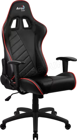 Photo de Fauteuil Aerocool AC110 Air (Noir/Rouge)