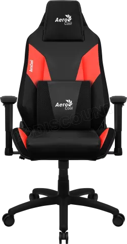 Photo de Fauteuil Aerocool Admiral (Noir/Rouge)