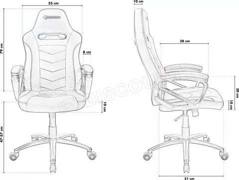 Photo de Fauteuil Azgenon Z100 (Noir)