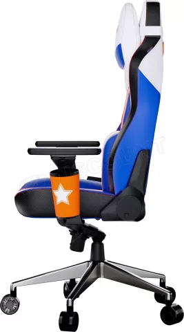 Photo de Fauteuil Cooler Master Caliber X2 Street Fighter 6 Luke (Blanc/Bleu/Orange)