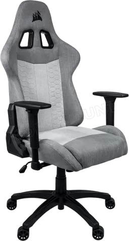 Photo de Fauteuil Corsair TC100 Relaxed (Argent/Gris)