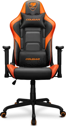 Photo de Fauteuil Cougar Armor Elite (Noir/Orange)