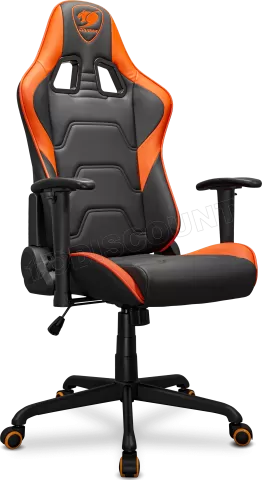 Photo de Fauteuil Cougar Armor Elite (Noir/Orange)