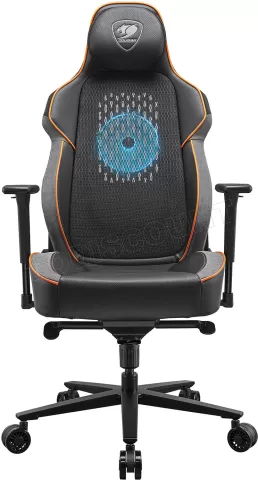 Photo de Fauteuil Cougar NxSys Aero RGB (Noir/Orange)