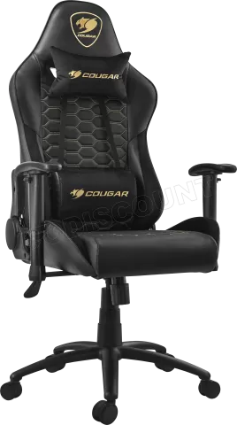 Photo de Fauteuil Cougar Outrider (Noir/Or)