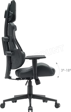 Photo de Fauteuil ergonomique Mars Gaming MGC Elite (Noir/Bleu)
