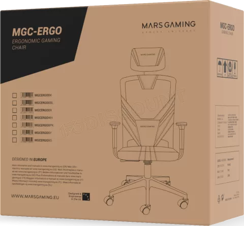 Photo de Fauteuil ergonomique Mars Gaming MGC Ergo (Noir)