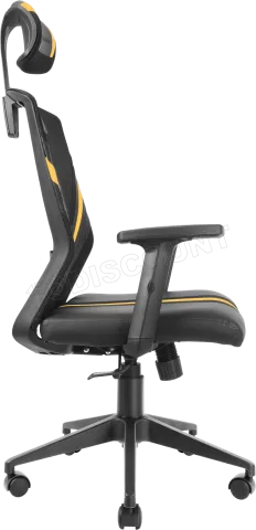 Photo de Fauteuil ergonomique Mars Gaming MGC Ergo (Noir/Jaune)