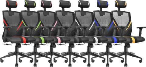 Photo de Fauteuil ergonomique Mars Gaming MGC Ergo (Noir/Rose)