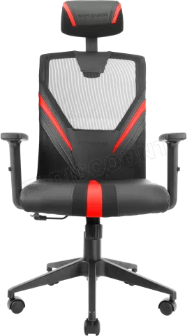 Photo de Fauteuil ergonomique Mars Gaming MGC Ergo (Noir/Rouge)