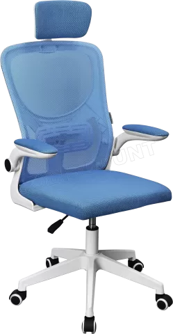 Photo de Fauteuil ergonomique Mars Gaming MGC-Ergo Plus (Bleu/Blanc)