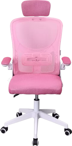 Photo de Fauteuil ergonomique Mars Gaming MGC-Ergo Plus (Rose/Blanc)