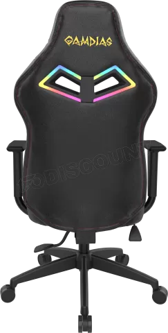 Photo de Fauteuil Gamdias Achilles E3-L RGB (Noir/Rouge)
