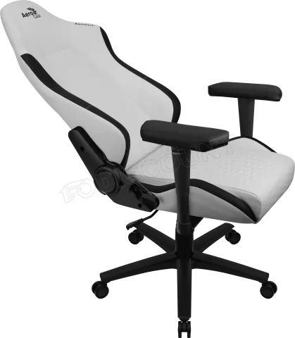 Photo de Fauteuil Gamer Aerocool Crown Leatherette (Blanc)