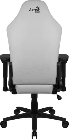 Photo de Fauteuil Gamer Aerocool Crown Leatherette (Blanc)