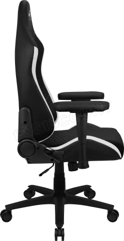 Photo de Fauteuil Gamer Aerocool Crown Leatherette (Noir/Blanc)