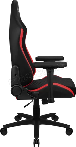 Photo de Fauteuil Gamer Aerocool Crown Leatherette (Noir/Rouge)