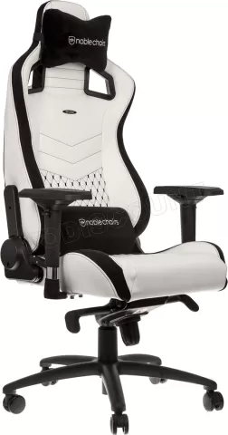 Photo de Fauteuil Gamer Noblechairs Epic (Blanc/Noir)