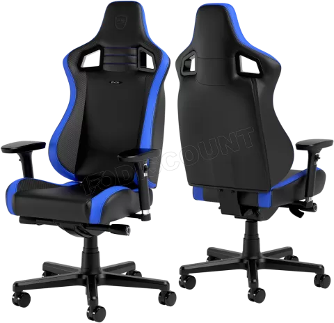 Photo de Fauteuil Gamer Noblechairs Epic Compact (Noir/Bleu)