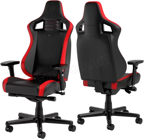 Photo de Fauteuil Gamer Noblechairs Epic Compact (Noir/Rouge)