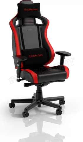 Photo de Fauteuil Gamer Noblechairs Epic Compact (Noir/Rouge)