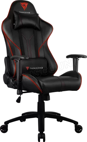 Photo de Fauteuil Gamer ThunderX3 RC3 Hex RGB (Noir/Rouge)