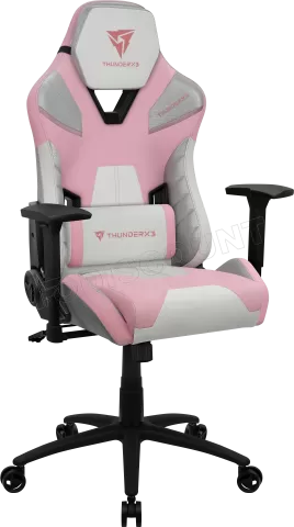 Photo de Fauteuil Gamer ThunderX3 TC5 (Rose/Gris/Blanc)