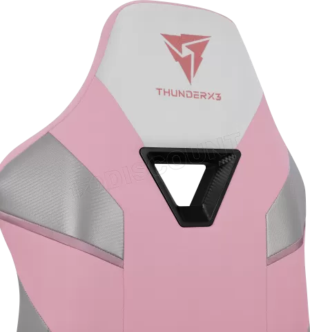 Photo de Fauteuil Gamer ThunderX3 TC5 (Rose/Gris/Blanc)