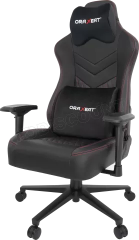 Photo de Fauteuil Oraxeat MX850 (Noir/Rouge)