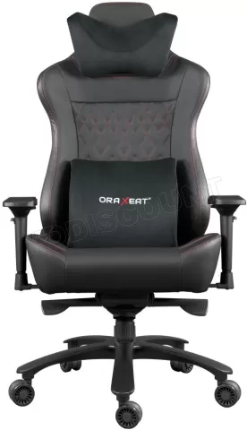 Photo de Fauteuil Oraxeat XL800 (Noir/Rouge)