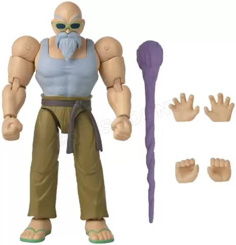 Photo de Figurine Bandai Dragon Ball Stars : Série 19 - Muten Roshi/Tortue Géniale (17cm)