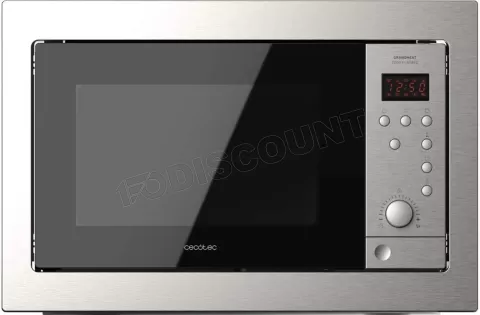 Photo de Four Micro-Ondes encastrable Cecotec GrandHeat 2500 Built-In Steel - 25L (Argent)