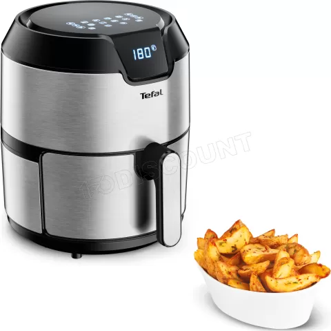 Photo de Friteuse à air chaud Tefal Easy Fry Deluxe EY401D15 Air Fryer (Gris/Noir)