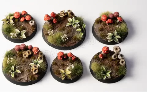 Photo de Gamers Grass - Basing Bits : Forest Mushrooms