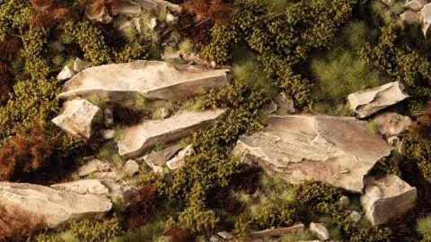 Photo de Gamers Grass - Dry Green Shrubs