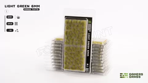Photo de Gamers Grass - Light Green 6mm - Wild