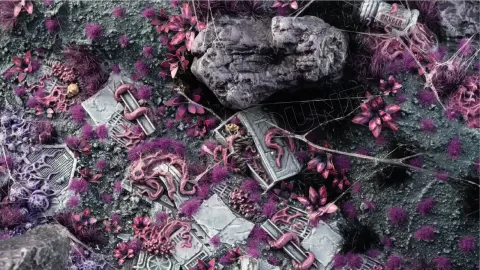 Photo de Gamers Grass - Purple Swarm Basing Box