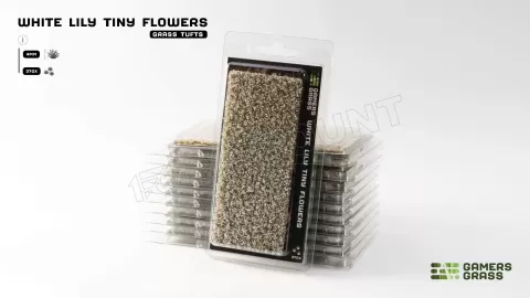 Photo de Gamers Grass - White Lily Tiny Flowers