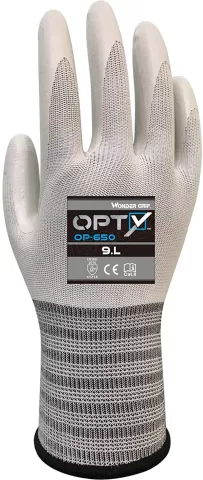 Photo de Gants de travail Wonder Grip OP-650 en nitrile (Taille XL/10)