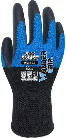 Photo de Gants de travail Wonder Grip WG-422 en latex (Taille L/9)