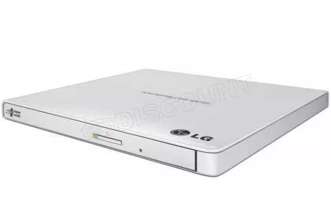 Photo de Graveur DVD externe slim Hitachi/LG GP57 (Blanc)