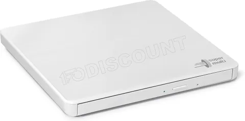 Photo de Graveur DVD externe slim Hitachi/LG GP60 (Blanc)