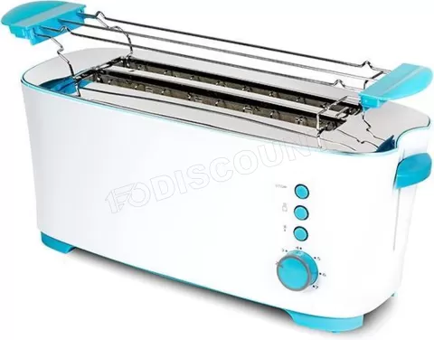 Photo de Grille-Pain Cecotec Toast&Taste 2L (Blanc/Bleu)