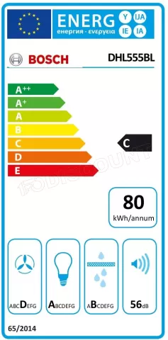 Photo de Groupe filtrant pour Hotte Bosch Serie 4 DHL555BL