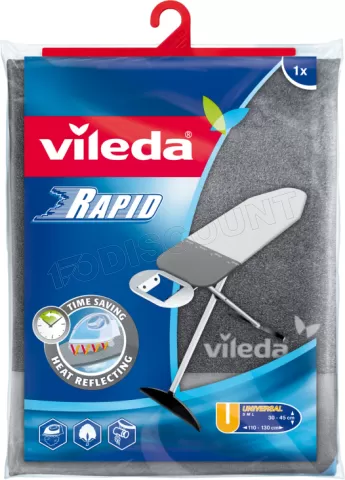 Photo de Housse universelle Vileda Viva Express Rapid pour planche a repasser