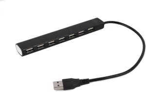 Photo de Hub USB 2.0 Gembird - 7 ports (Noir)