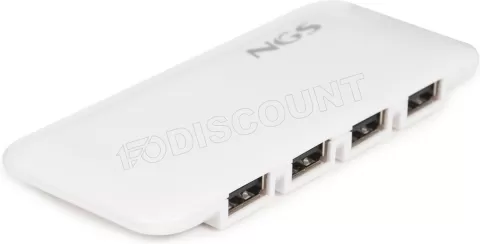 Photo de Hub USB 2.0 NGS iHub - 7 ports (Blanc)